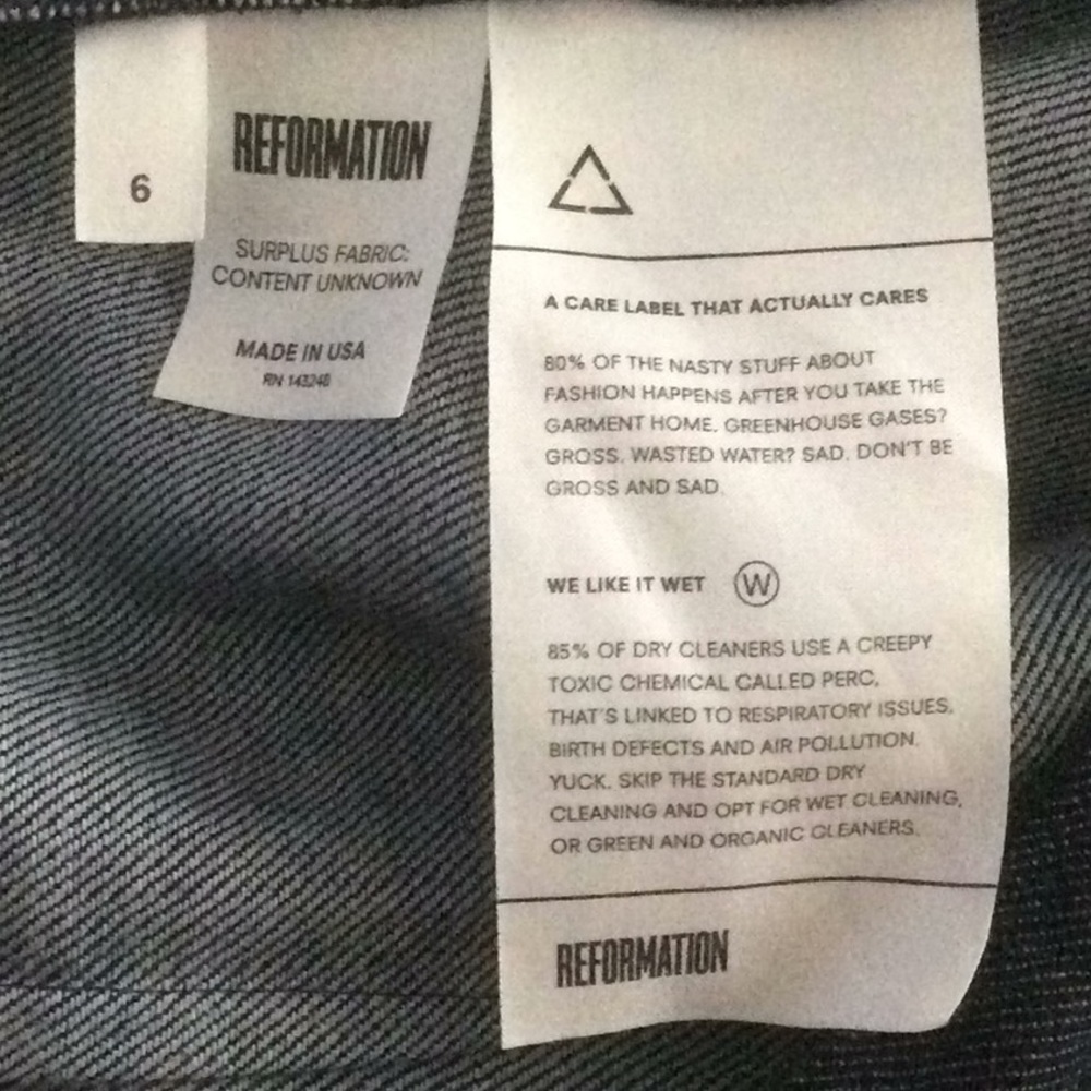NWOT Reformation Dress Size 6 - Picture 8 of 9